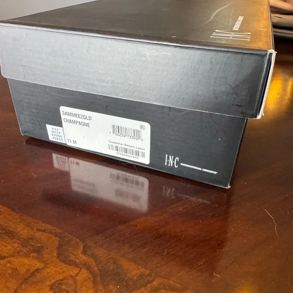 INC Silver Rhinestone Slip-On Sneakers - Picture 8 of 9